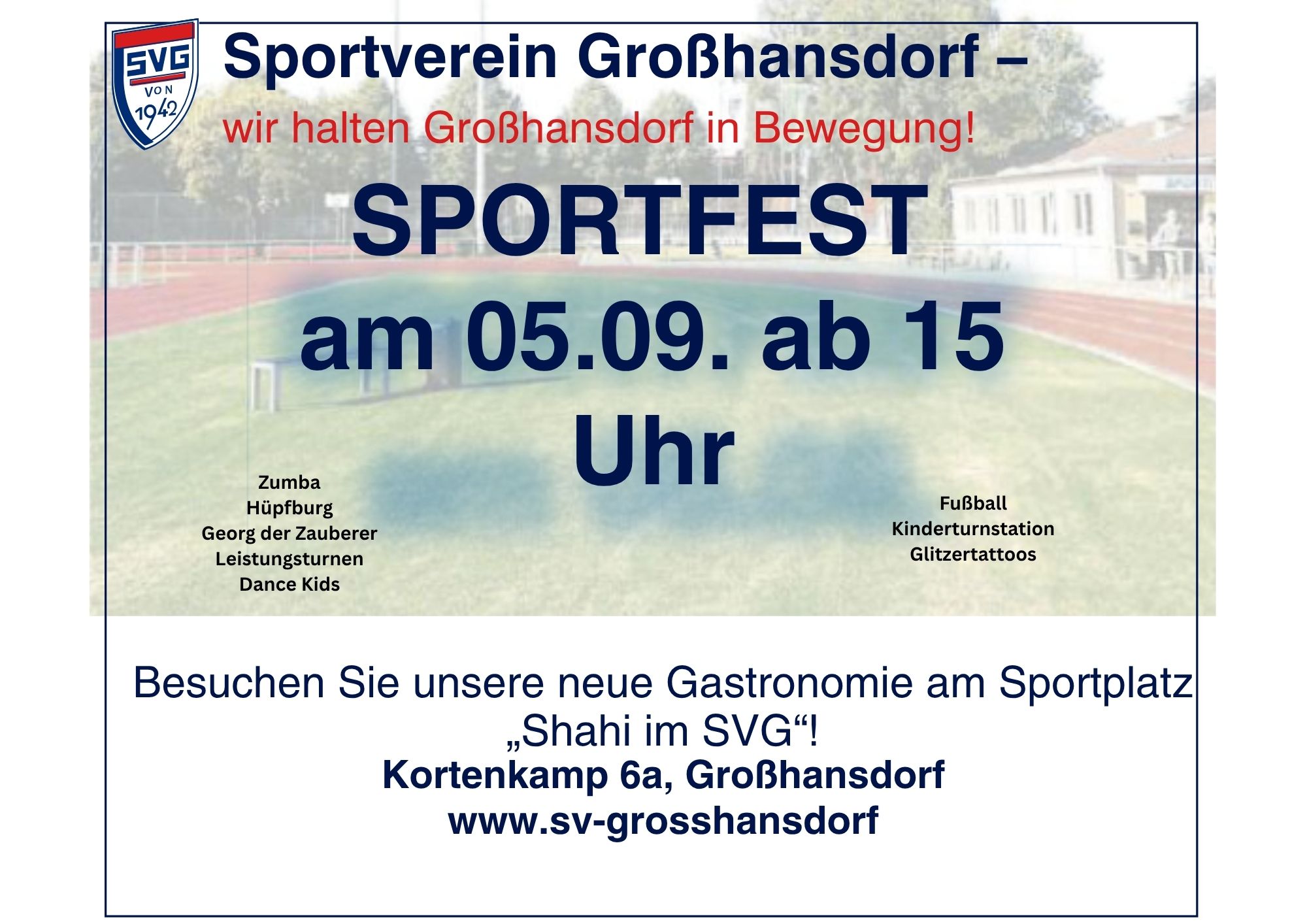 Plakat Sportfest